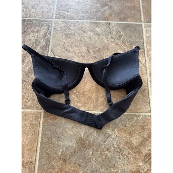 Skims Fits Everybody Scoop Plunge Bra Onyx Size 34A - Picture 5 of 7